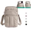 Fashion Nylon Phone Bag Lightweight Multi-pocket Shoulder Bag Square Large Capacity Crossbody Bag for Women