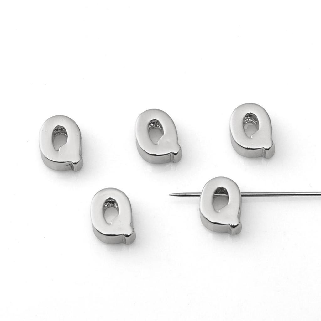 Mini Ciondolo Lettera Inglese in Rame per Creazione Gioielli Fai da Te Componenti Accessori