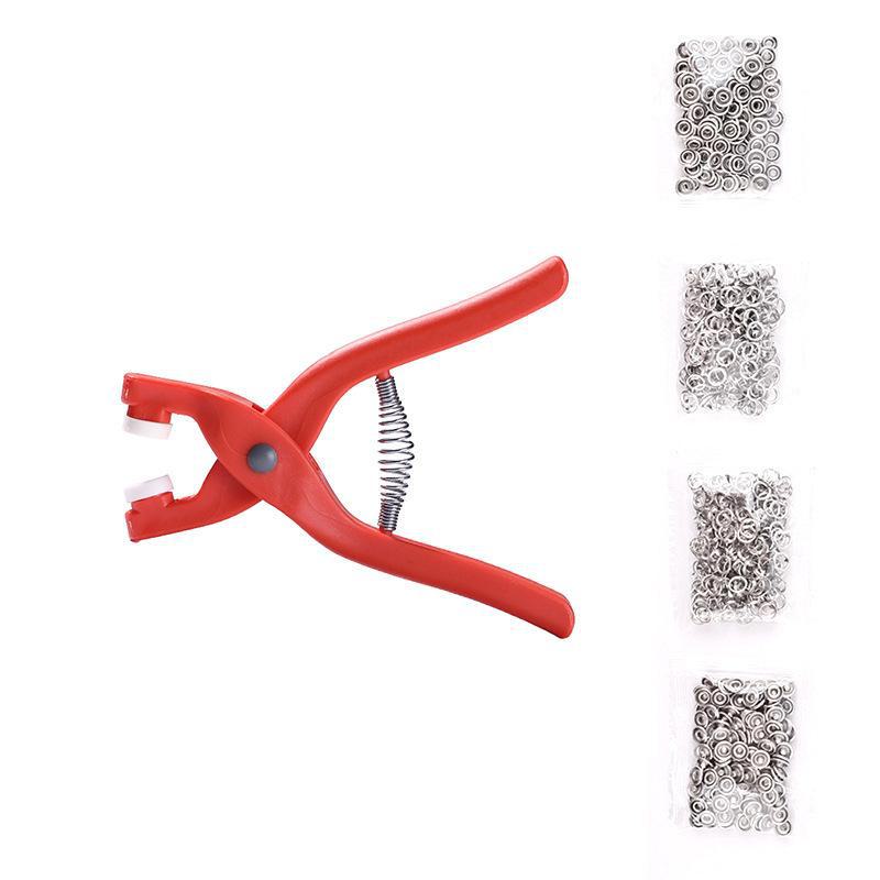 

Набір інструментів для встановлення пряжки з п’ятьма кігтями для застібання ковдр для дитячого одягу застібками без цвяхів і швів, а також маленькими ґудзиками.