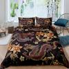 Rose Puppy Three-Piece Quilt Cover 3D Digital Printing Bedding Set Bed Cover