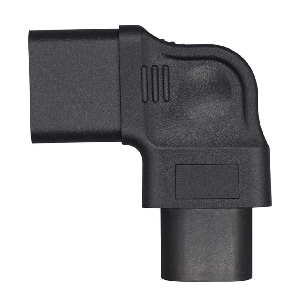 Adaptor cablu de alimentare PDU IEC320 C8 la C13 Figura 8 mufă IEC mamă în unghi drept pentru electronice