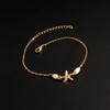 Minimalist Beach Pearl Starfish Tassel Anklet - European & American Style