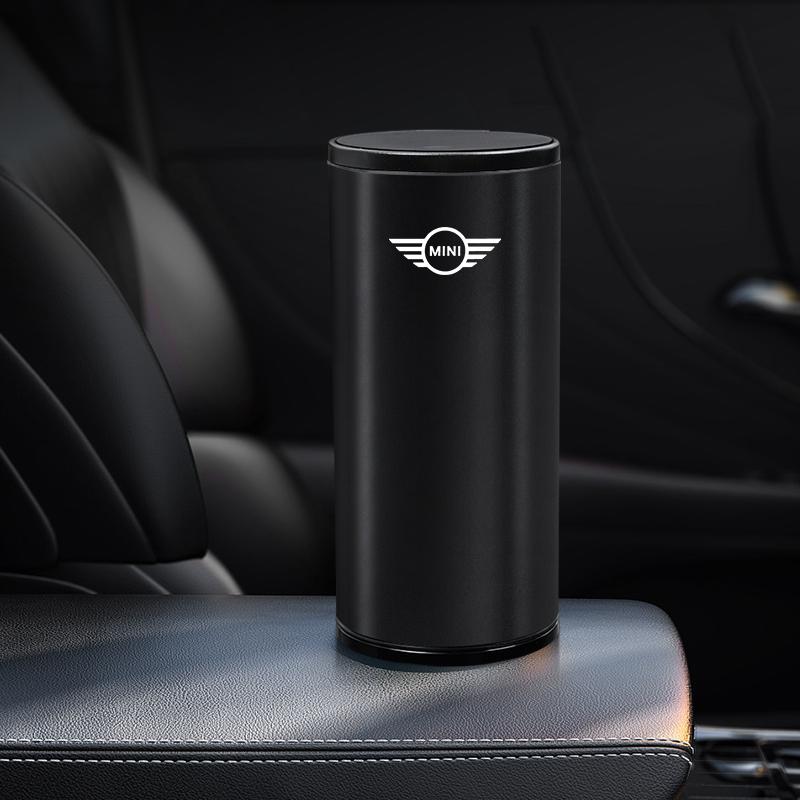 

Car Trash Bin Alloy Garbage Can Car Organizer Storage Accessories For MINI Cooper S F56 R50 JCW Aceman Countryman Clubman WORKS чёрный