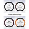 Geely Binyue Steering Wheel Cover, 18-24 Models, Carbon Fiber, Unisex, Four Seasons, Ultra-thin, Anti-slip.