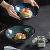 Japanese Retro Ramen Bowl Household Soup Bowl Characteristic Star Bowl Ceramic Salad Bowl Noodle Bowl Commercial Noodle Shop