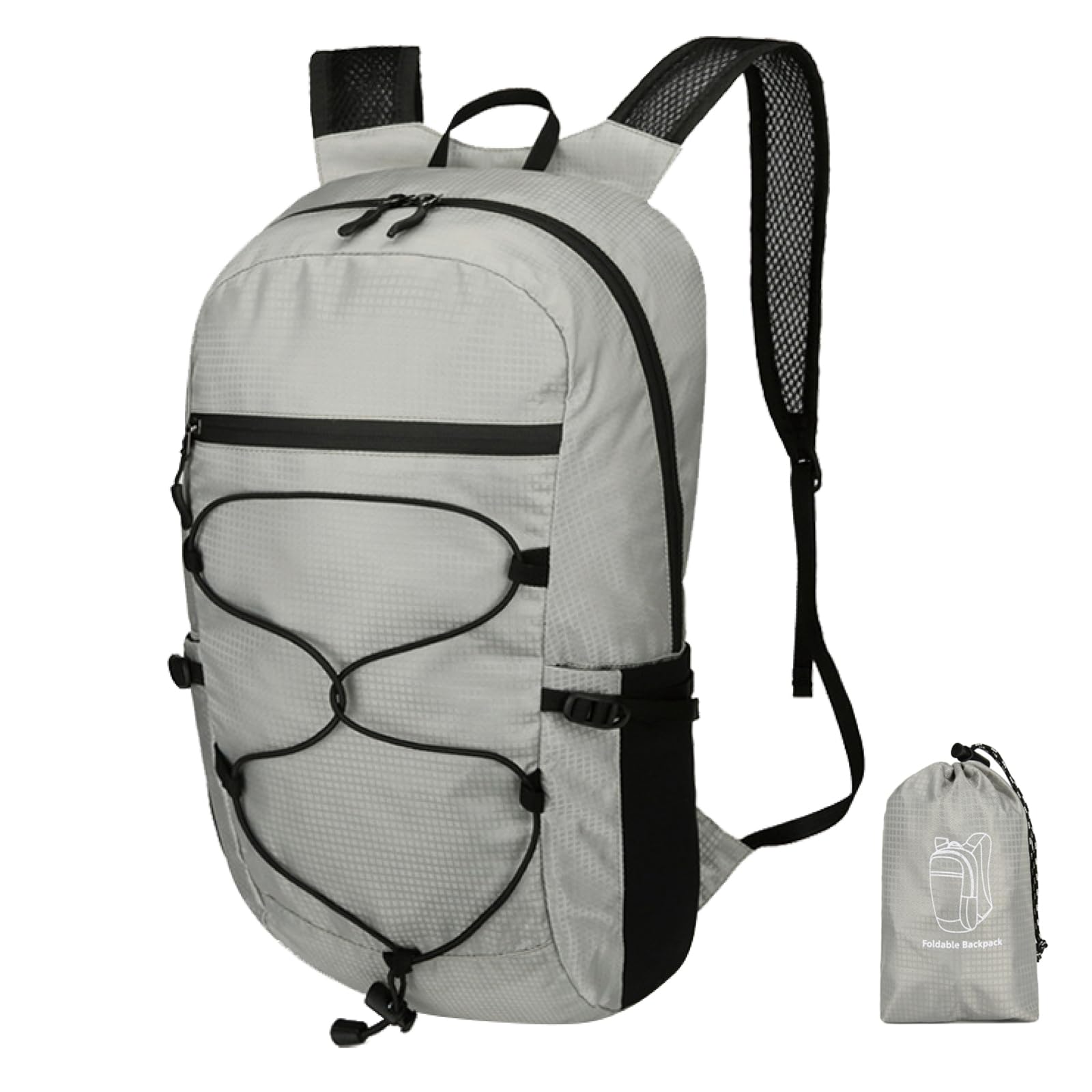 

TRIWONDER Foldable for Outdoor Disaster Eco Large Pocketable Backpack Backpack, Lightweight, Compact, Waterproof, Activities, Mountaineering, Hiking,