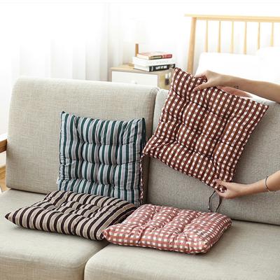 Modern Striped Chair Cushion Wear Resistant Extra Soft Thick Washable Dining Chair Cushion Seat Pad Home Supplies
