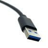 USB 3.0 Hub 7 Ports Expansion Power Switch 5V Charging Data PC Laptop Adapter