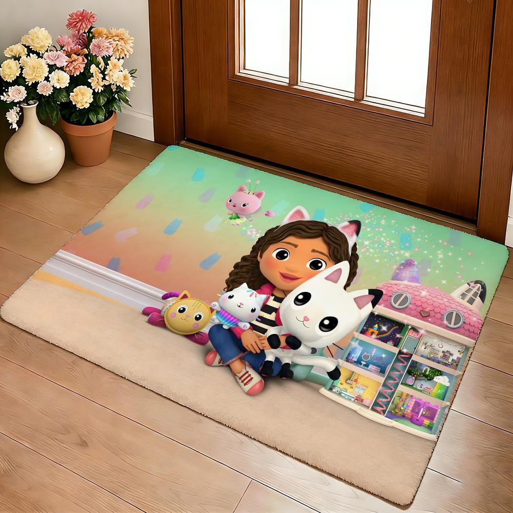 

G-gabbys Dollhouse Floor Mat Cozy Flannel Soft Thick Non-Slip Mat For Living Room Bedroom Kitchen Decor Rugs 40x60cm