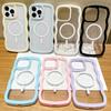 Transparent Magnetic Case for iPhone 17 Pro Max, Compatible with iPhone 13, 14, 15, 16