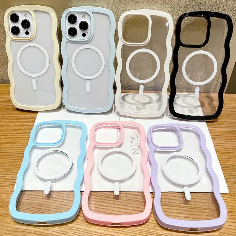 Transparent Magnetic Case for iPhone 17 Pro Max, Compatible with iPhone 13, 14, 15, 16
