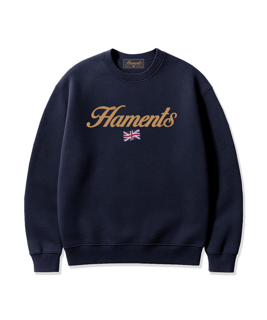 Hameoncheu England Logo Sweatshirt Navy