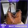 Retro Large-capacity Backpack Women's Autumn and Winter New Casual Commuter Shoulder Bag Versatile Tote Bag