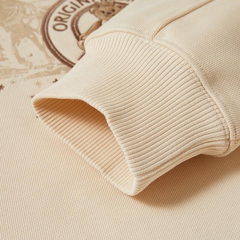 Teenie Weenie Bear Women's Embroidered Round Neck Sweatshirt