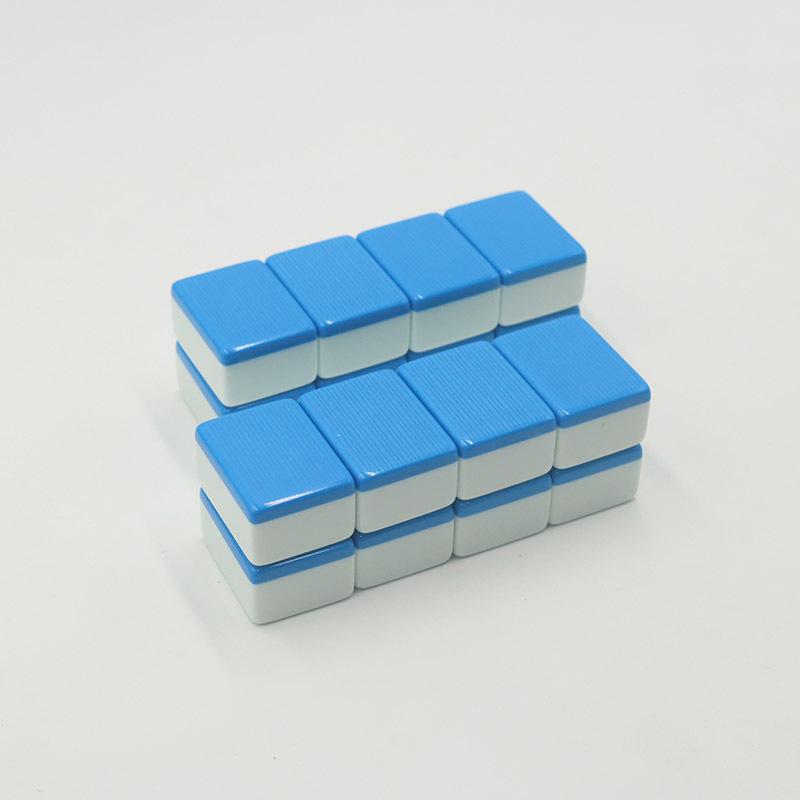 Large & Medium Hand-Rubbed Bamboo Mahjong Tiles for Home & Dorm Use