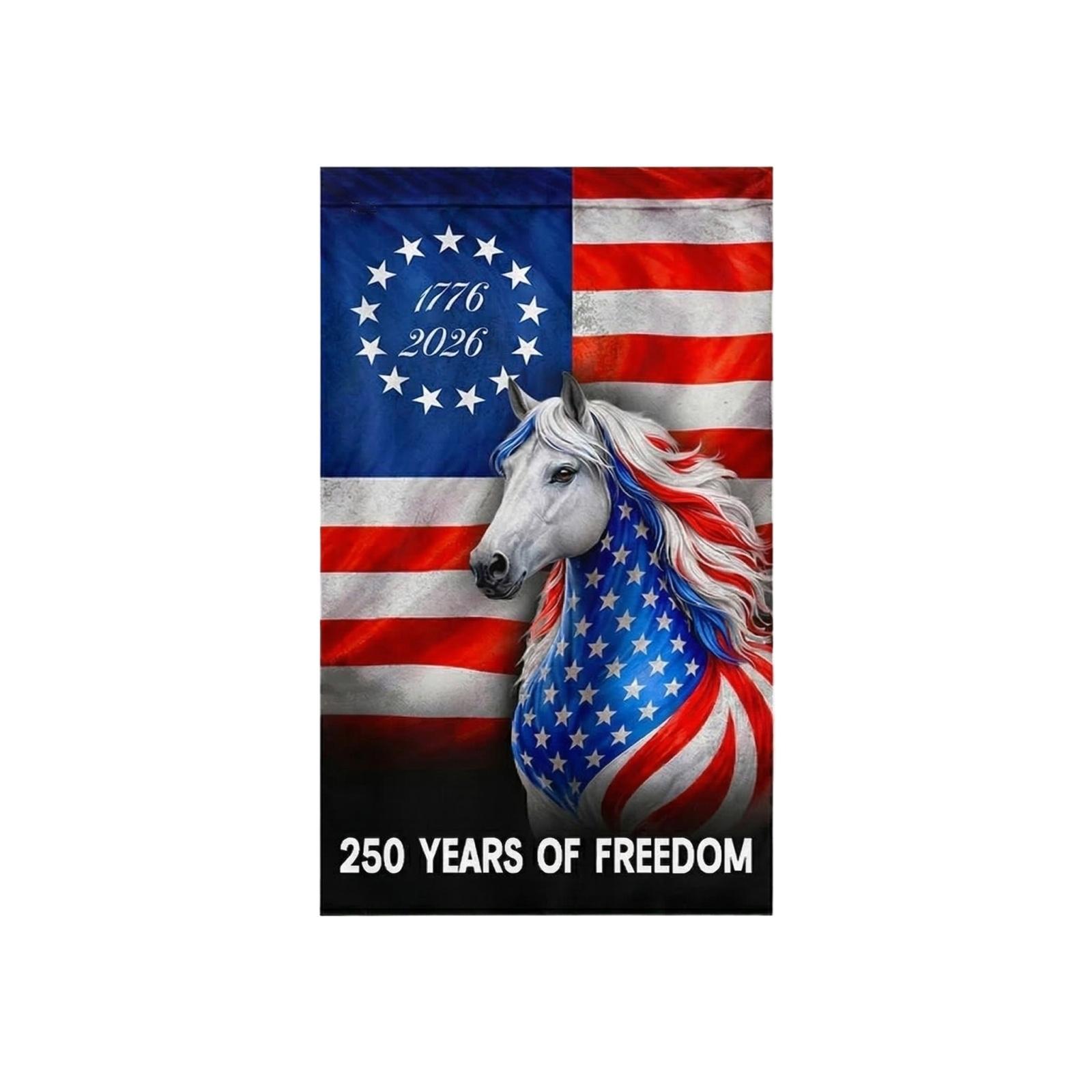 

250th Anniversary Garden Flag, Single Sided One Size