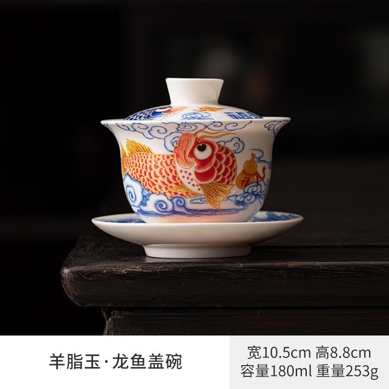 Kung Fu Reise-Teeset im chinesischen Stil aus Keramik, tragbare Meistertasse, Teekanne, Teetassen, Gaiwan, Teeschale für die Teezeremonie, Haushalts-Teegeschirr, neu