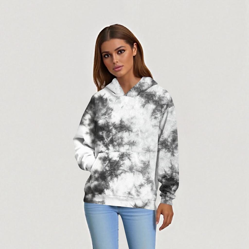Women's Fashion Daily  Casual V-Neck Long Sleeve Printed Top