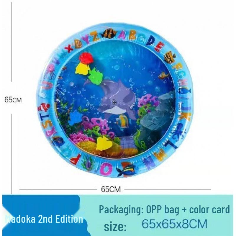 Children s Large Inflatable Ocean Fish Water Pat Mat Toy Cushion