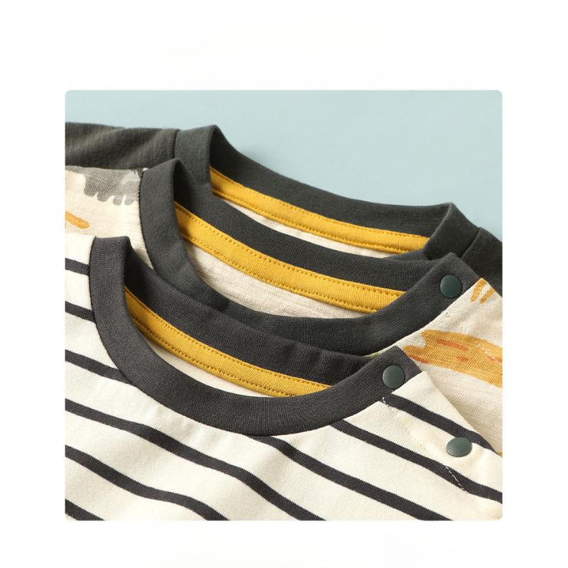 Casual Short-sleeved T-shirt Summer Boys Girls Baby Children Summer Children's Clothing Tops