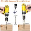 4/6Pcs Set Damaged Screw Extractor Center Drill Bit Set Woodworking Tools Broken Bolt Extractor Bolts Screws Remover Extractor