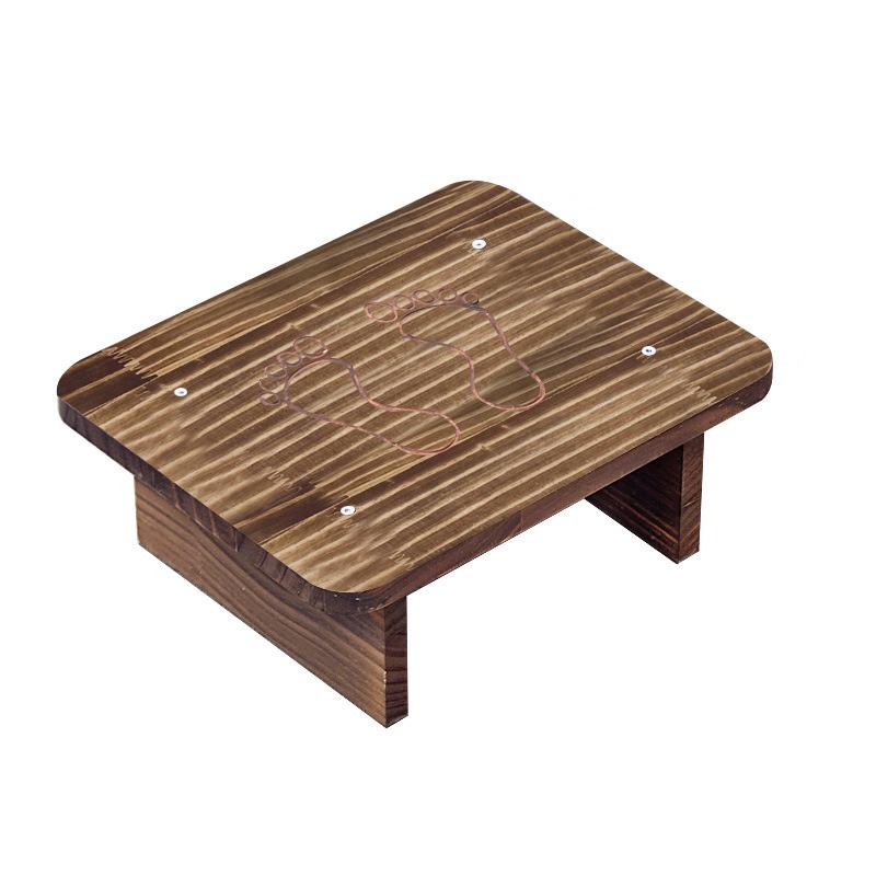 1Pc Wooden DIY Children's Booster Stool Adults Bath Stool Toilet Solid Wood Step Stool Bathroom