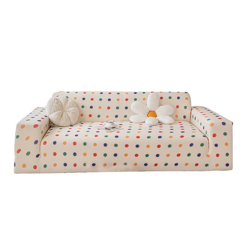 Summer New Ice Silk Cool Feeling Sofa Cover All Purpose Set High End Anti Slip Seat Cushion Mat Sofa Cover