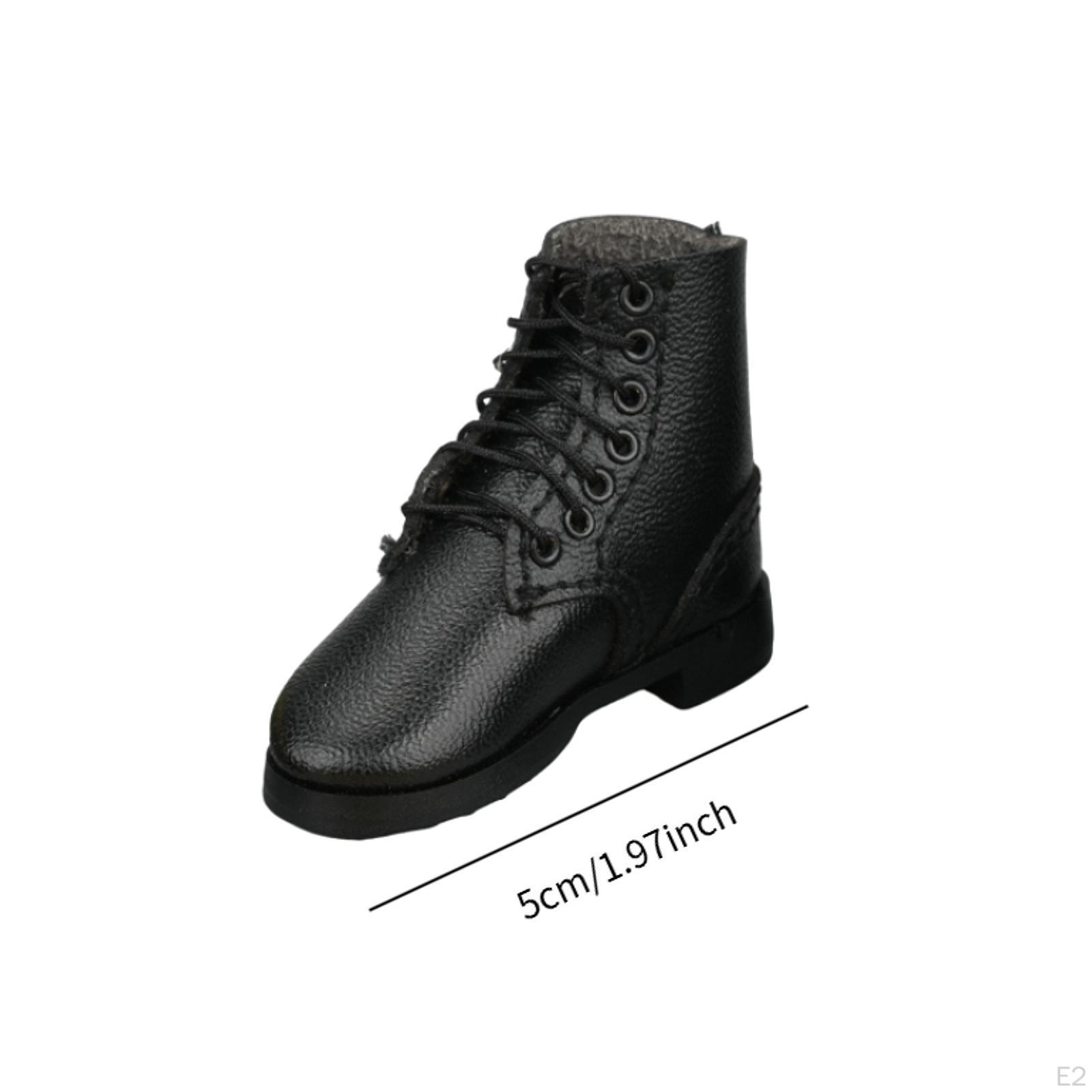 1:6 масштабных ботинок ручной работы кукольный декор косплей аксессуары модная — фото 3