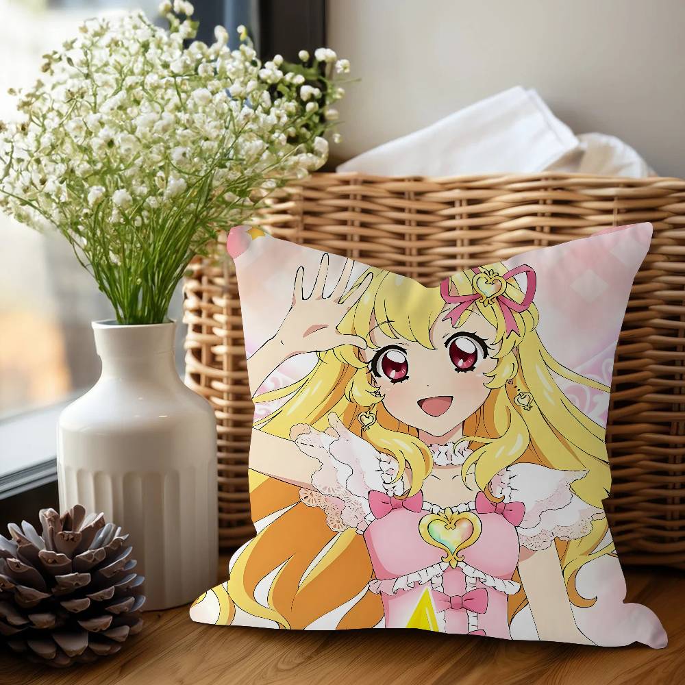 Aikatsu Anime Stitch Lucky Dragon Pillow Cover Sofa Cushion Cover Home Room Decoration Children Gift