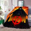 Classic Hackers Movie V For Vendetta Throw Lightweight 240g Flannel Blanket Soft Skin-friendly for Summer Cooling