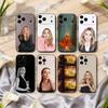 Charming J-Jodie C-Comer Actress Phone Case For iPhone 17pro, 16,15,14,13,12,11 X XR Plus,Others Soft Black Cover