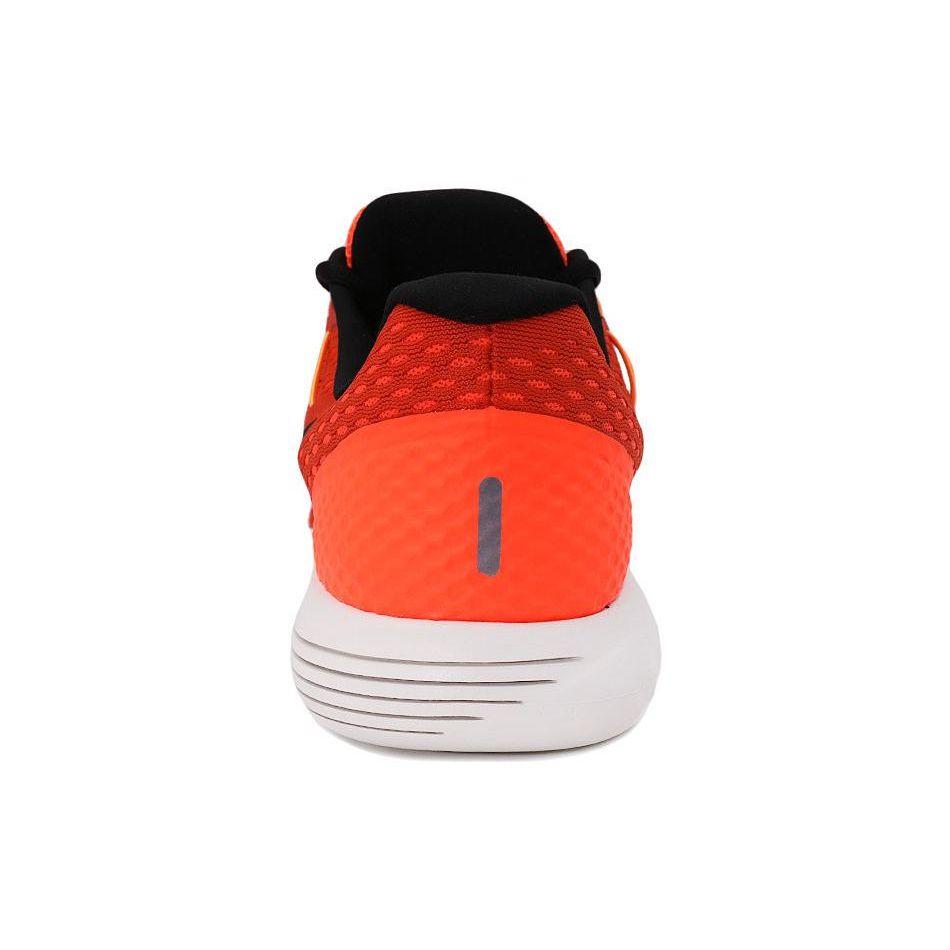 Nike Lunarglide 8 Comfortable Versatile Durable Low-Top Casual Running Shoes Men Sneakers Orange Black White 843725-802