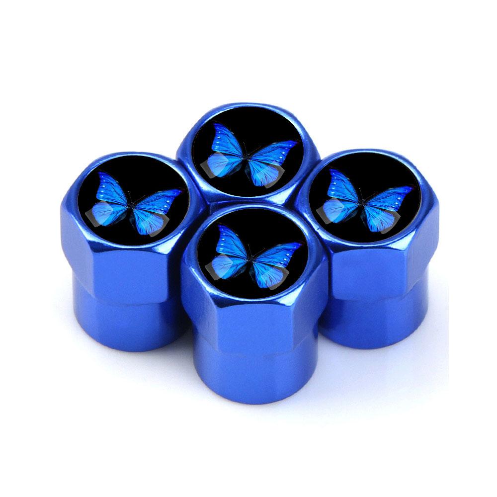 4PCS Universal DIY Car Wheel Tire Air Valve Caps Stem Car Stickers For Cars Motor Auto Accessories Decor Gift ,For Butterfly Shape
