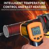 Small Temperature Control Heated Motorcycle Grips 6 Customizable Levels Motorbike Heating Grips for Modification Use