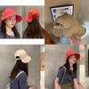 Stylish Korean Cute Youthful Round Dome Summer Sun Protection Breathable Adjustable Cotton Fisherman Hat For Women