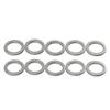 10Pcs 20mm Oil Drain Plug Crush Washers For Honda Acura 94109-20000, 9410920000