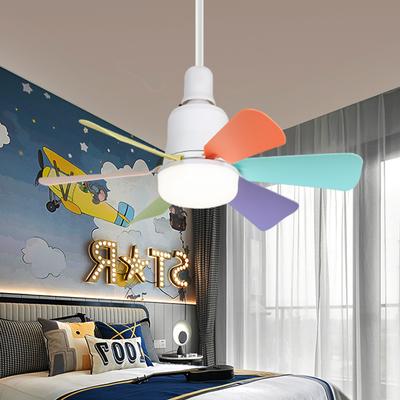 1 Stück Sockel-Ventilatorleuchte, Schraubdeckenventilatoren mit Licht und Fernbedienung, E26/E27 Einfach zu installierender Deckenventilator, Basis Kleiner Deckenventilator Replac
