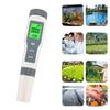 Water Salt Tester 3 In 1 Water PH TDS Temp Tester IP65 Water Resistant ATC 0.00-14.00PH for Pool Aqu