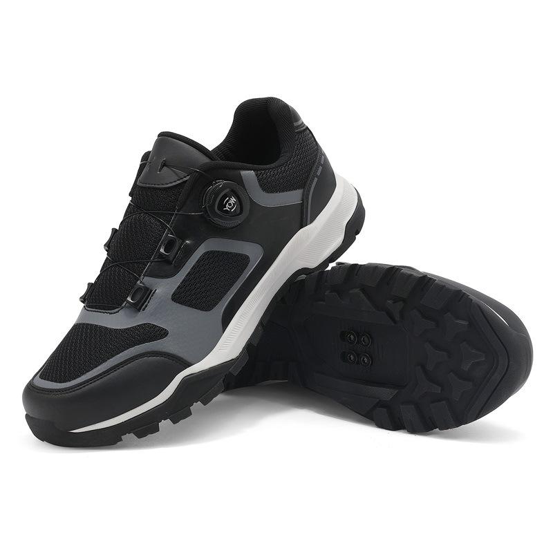 Sourced New Style Locked Public Road Electric Bike Cycling Shoes Bottom Mountain Hiking Shoes Outdoor Sports Single Bike Shoes