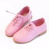 Nice Toddler Little Girl PU Leather Shoes Formal Boys School Shoes Student Lace Up Evening Party Dresses for Kids Baby H04183