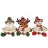Efficient Cloth Candy Storage Basket With Santa Design Holiday Decors For Christmas Tree Accessories Organization