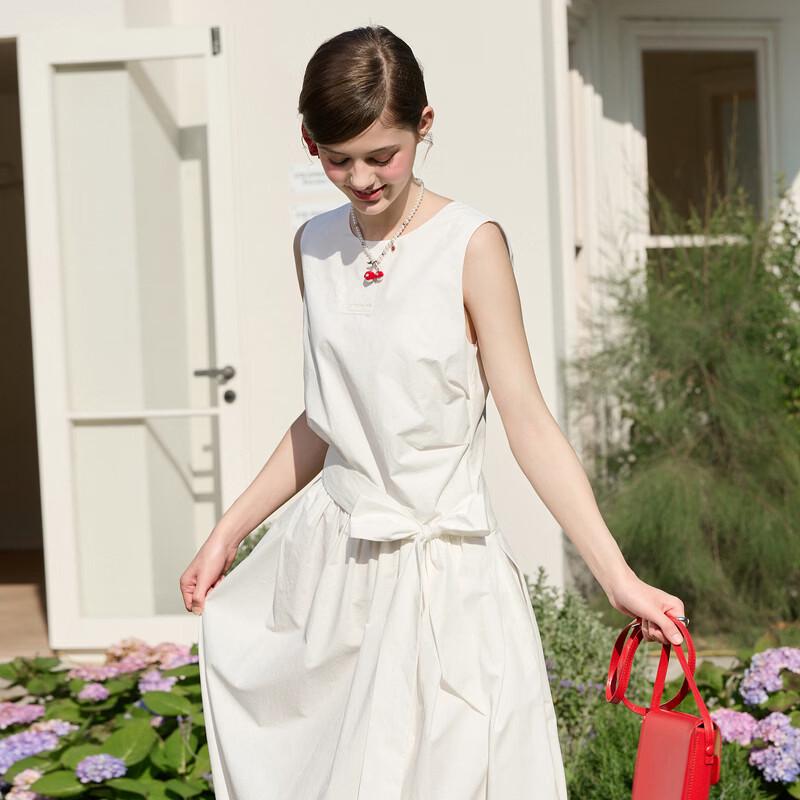 San Cai 2026 Spring A-Line Sleeveless Dress