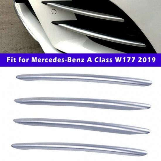 4PCS ABS Front Air Inlet Grille Strip Trim For  Mercedes-Benz A Class W177