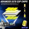 4500W H4 LED H7 H11 Canbus Headlight High Power No Error 5570 CSP H1 H8 9005 HB3 9006 HB4 9012 HIR2 Turbo Lamp 6000K Car Light