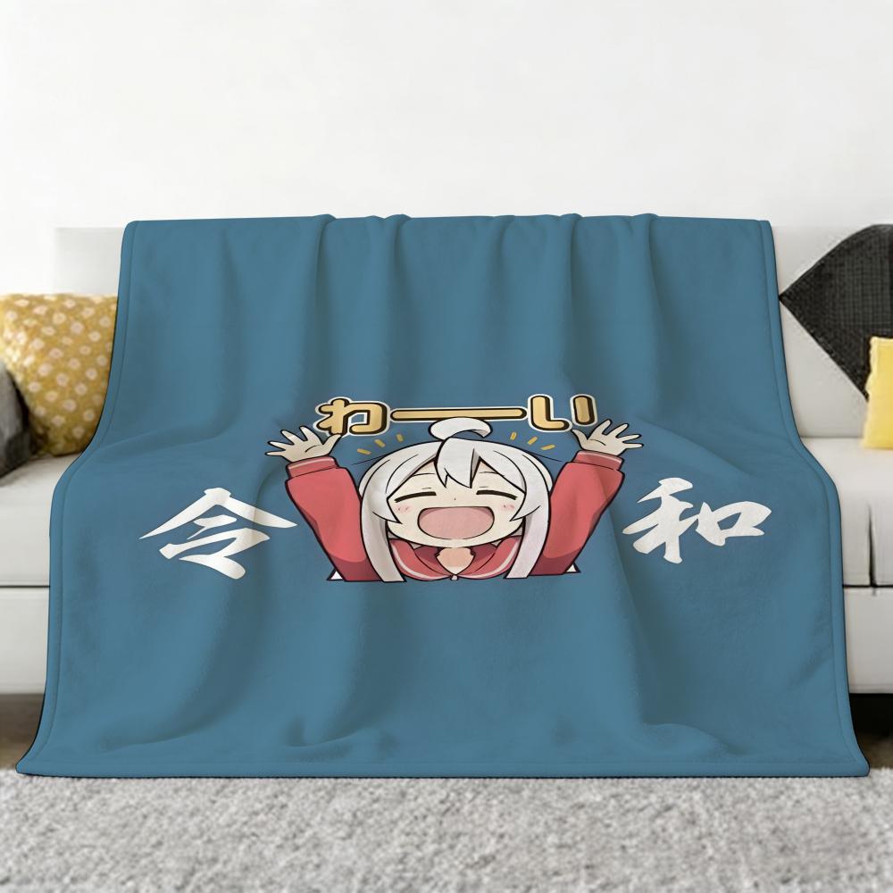 Anime O-Onimai Throw Soft Cozy Flannel Throw Blanket for Sofa Bedroom and More
