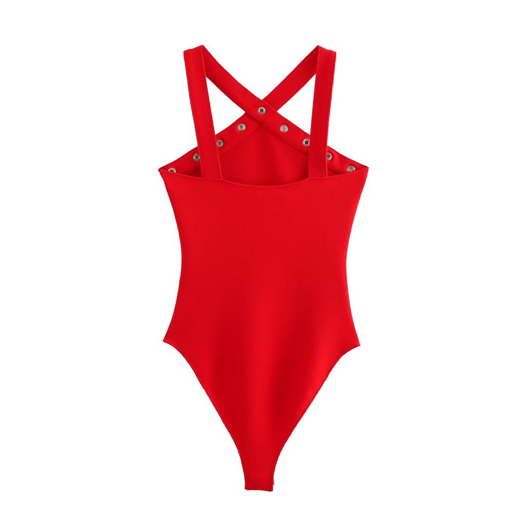 2025 Spring Women's Sexy Slim Fit Halter Jumpsuit