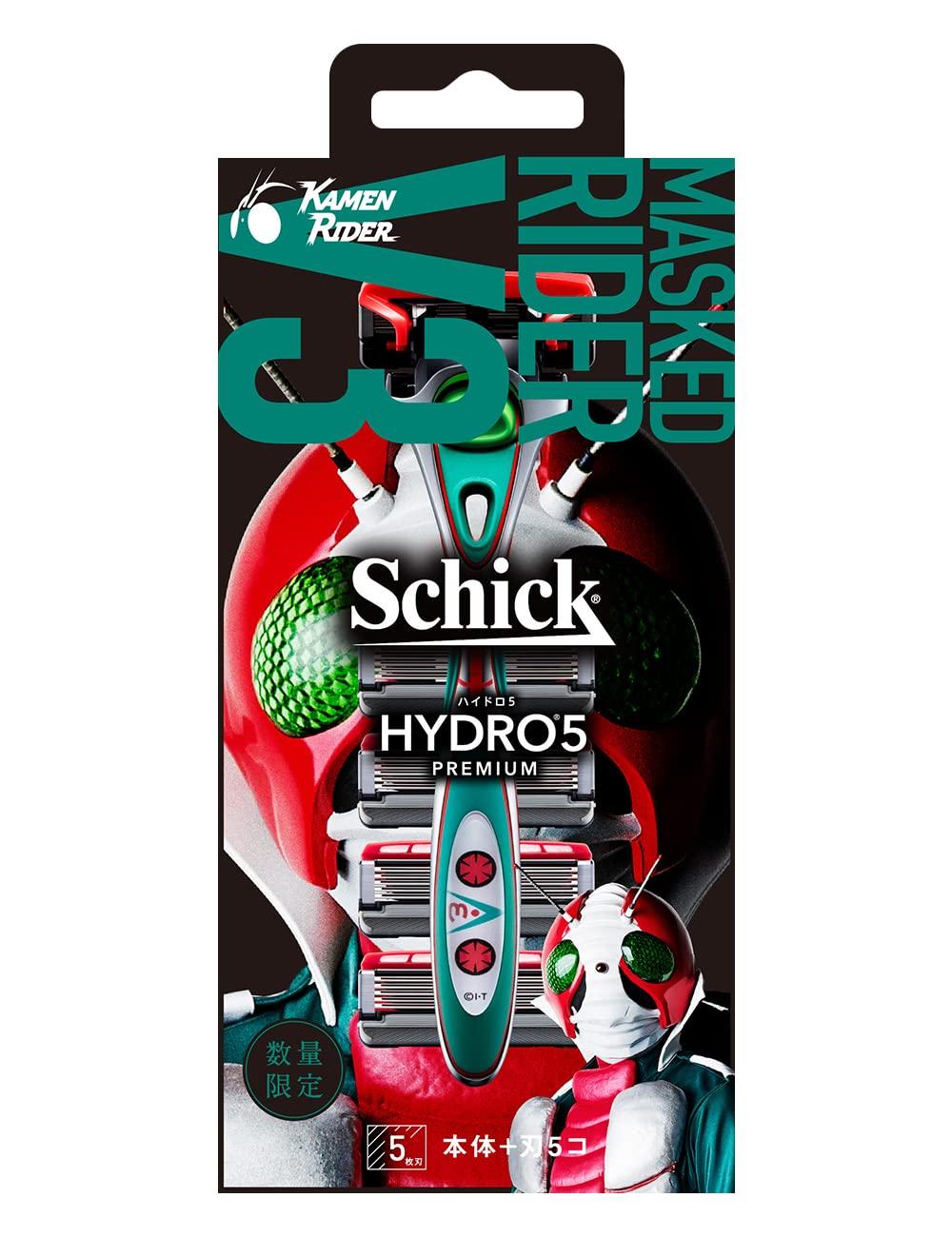 

Schick Schick Hydro 5 Premium Kamen Rider V3 Holder 5 (Корпус + Леза) зелений