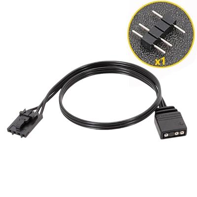 ARGB Fan Connectors, 4Pin To 3Pin Adapter Converters For Lighting Control Hubs for Customs PC Build Converters