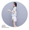 Women's Trendy Plus Size Casual Sportswear Set - Summer 2024: Slimming Short Sleeve Top & Shorts Two-Piece.