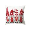 Merry Christmas Cute Dwarf Print Pattern Cushion Cover Home Living Room Sofa Decoration Polyester Pillow Pillow Cover